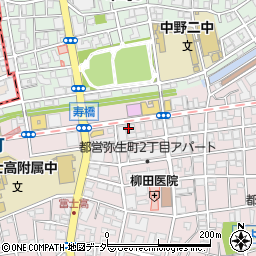 京王バス東株式会社　中野営業所周辺の地図
