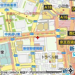 新宿法律事務所周辺の地図