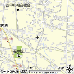 山梨県甲府市山宮町1046-4周辺の地図