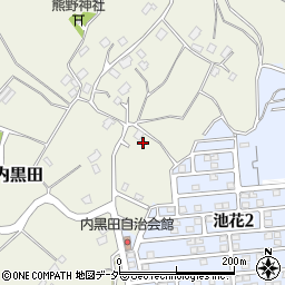 千葉県四街道市内黒田173周辺の地図