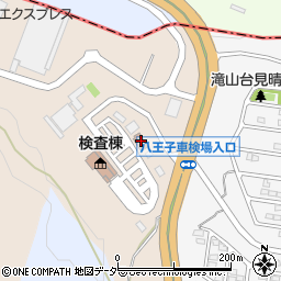 八王子自動車検査登録事務所周辺の地図