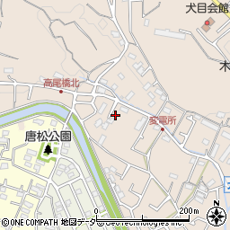 東京都八王子市犬目町988-18周辺の地図
