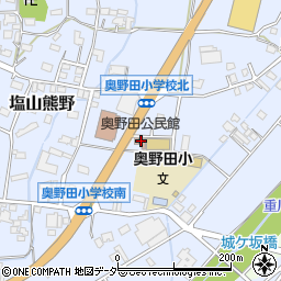 山梨県甲州市塩山熊野964-1周辺の地図