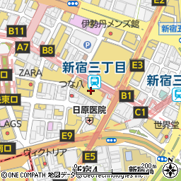 Ａｐｐｌｅ　Ｓｔｏｒｅ新宿周辺の地図