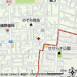 東京都国立市東3丁目18-4周辺の地図