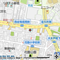シタディーン新宿アパートメントホテル周辺の地図