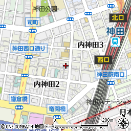 東京都千代田区内神田2丁目9-14周辺の地図