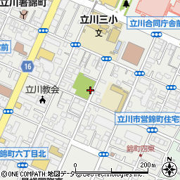 錦第三公園トイレ周辺の地図