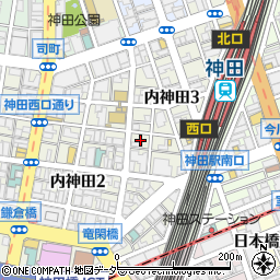 東京都千代田区内神田3丁目9周辺の地図