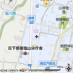 山梨県甲州市塩山熊野80周辺の地図