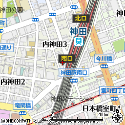 日高屋 神田西口店周辺の地図