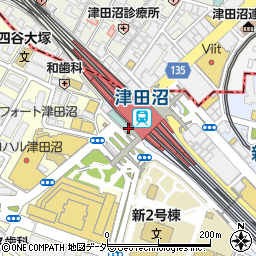 バーガーキング 津田沼駅南口店周辺の地図