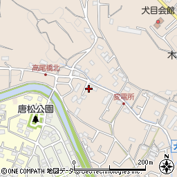 東京都八王子市犬目町988-17周辺の地図