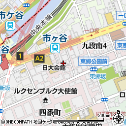 東京都千代田区九段南4丁目周辺の地図