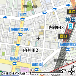 東京都千代田区内神田2丁目9周辺の地図