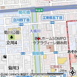 東京都墨田区江東橋5丁目10周辺の地図