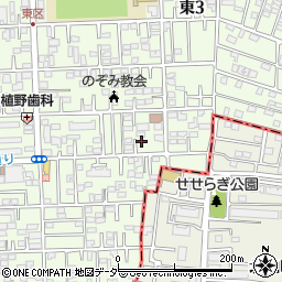 東京都国立市東3丁目18-5周辺の地図
