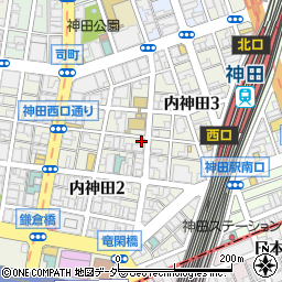 東京都千代田区内神田2丁目9-13周辺の地図