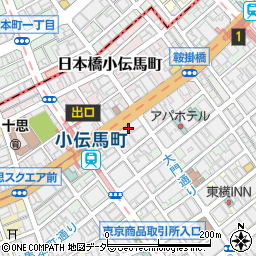 友泉大伝馬町ビル周辺の地図