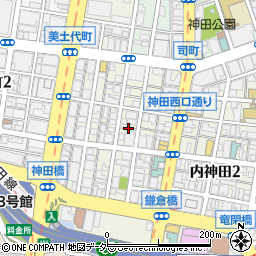 東京都千代田区内神田1丁目11周辺の地図