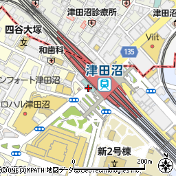 日高屋 津田沼駅南口店周辺の地図