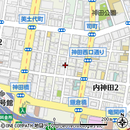 内神田１丁目パーキングメーター４周辺の地図