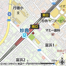 セブンイレブン市川妙典駅前店周辺の地図