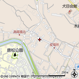 東京都八王子市犬目町988-16周辺の地図