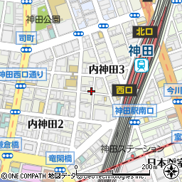 佐竹稲荷神社周辺の地図