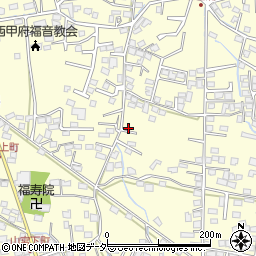 山梨県甲府市山宮町1087周辺の地図