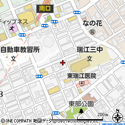 瑞江訪問看護ステーション周辺の地図