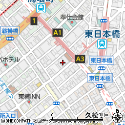 セブンイレブン東日本橋３丁目店周辺の地図