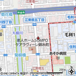 東京都墨田区江東橋5丁目7-2周辺の地図