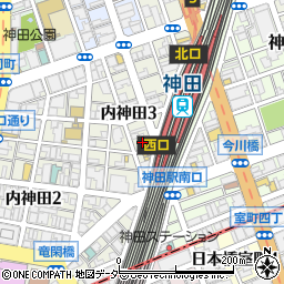 カラオケ館 神田西口店周辺の地図