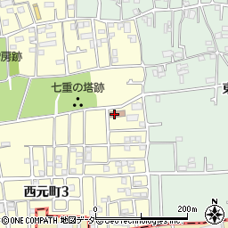 国分寺市立　もとまち地域センター周辺の地図