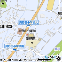 山梨県甲州市塩山熊野960-10周辺の地図