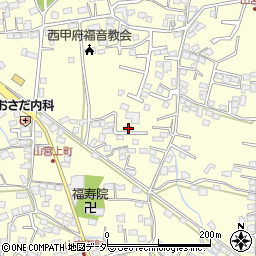 山梨県甲府市山宮町992周辺の地図