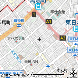 豚大門市場 馬喰町2号店周辺の地図