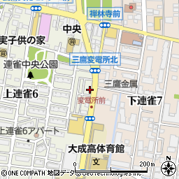 東京都三鷹市上連雀6丁目4-2周辺の地図