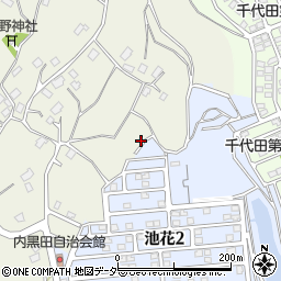 千葉県四街道市内黒田107-8周辺の地図