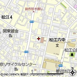 東京都江戸川区松江7丁目5周辺の地図