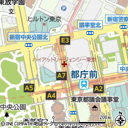 ハイアットリージェンシー東京周辺の地図