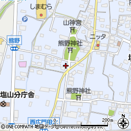 山梨県甲州市塩山熊野161周辺の地図