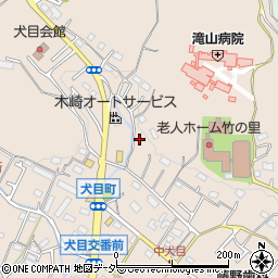 東京都八王子市犬目町613周辺の地図