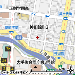 東京都千代田区神田錦町2丁目9周辺の地図