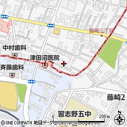 津田沼パーク・ホームズフロンティエール周辺の地図