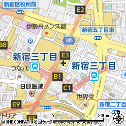 銀座アスター 新宿賓館周辺の地図