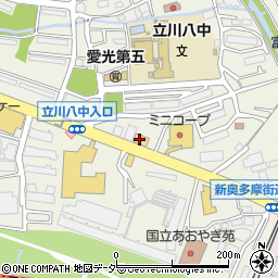 魚屋路 立川富士見店周辺の地図