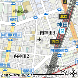 東京都千代田区内神田3丁目10周辺の地図