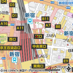 ラ・プティ・メルスリー ルミネエスト新宿店周辺の地図